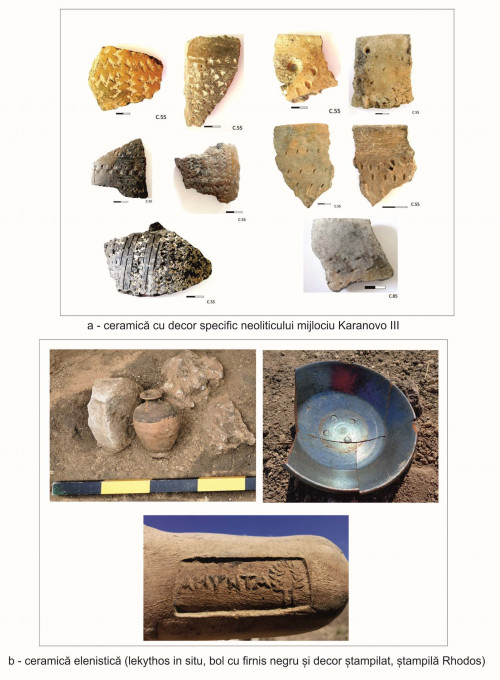Fig. 6. Ceramică neolitică și elenistică